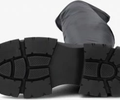 Steve madden riveredge bottes hautes en noir -Bottes Femme Soldes 226377 4