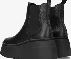 Steve madden pegasus bottines chelsea en noir -Bottes Femme Soldes 226389 3