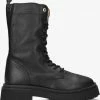 Goosecraft evan 3 bottines à lacets en noir -Bottes Femme Soldes 226530 2