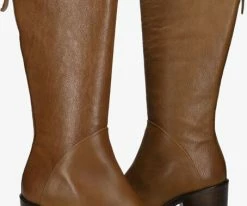 Red-rag 77314 bottes hautes en cognac -Bottes Femme Soldes 227157 5