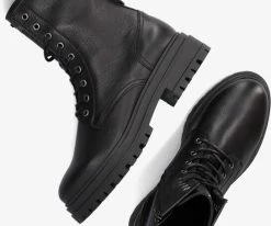 Red-rag 71432 bottines à lacets en noir -Bottes Femme Soldes 227163 5