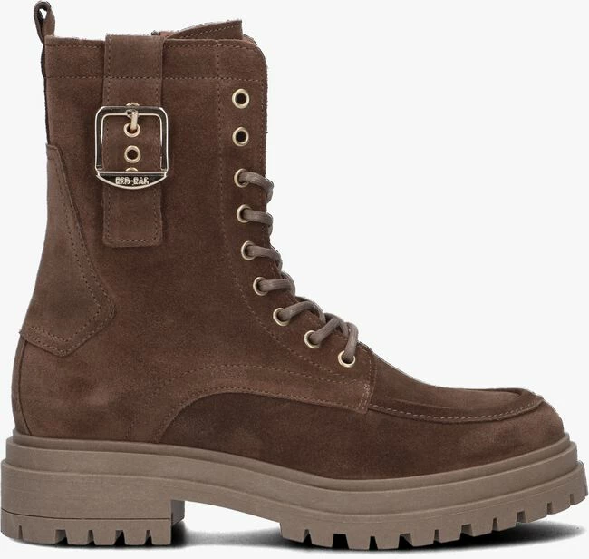 Red-rag 71524 bottines à lacets en taupe 1 Red-rag 71524 bottines à lacets en taupe