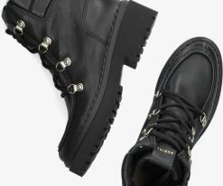 Nubikk fae prime bottines à lacets en noir -Bottes Femme Soldes 227308 5