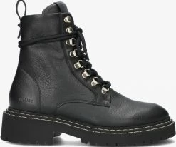 Nubikk frankie june bottines à lacets en noir