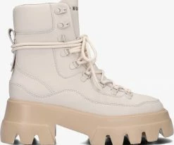 Nubikk flore montagne bottines à lacets en blanc