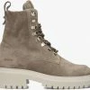 Nubikk frankie june bottines à lacets en taupe -Bottes Femme Soldes 227343 2