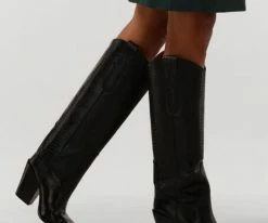 Toral ana bottes hautes en noir 11 Toral ana bottes hautes en noir -Bottes Femme Soldes 227862 8