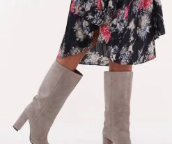 Toral 12719 bottes hautes en beige -Bottes Femme Soldes 227884 8