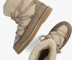 Shabbies 181020396 bottillons en taupe 9 Shabbies 181020396 bottillons en taupe -Bottes Femme Soldes 227906 5