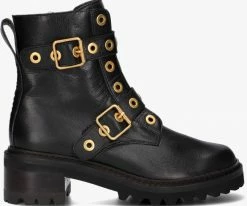 See by chloé lexy biker boots en noir