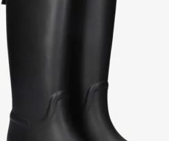 Tommy hilfiger th overknee rainboot monogram bottes en caoutchouc en noir -Bottes Femme Soldes 228412 1