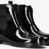 Tommy hilfiger ankle rainboot metal detail bottes en caoutchouc en noir -Bottes Femme Soldes 228418 1