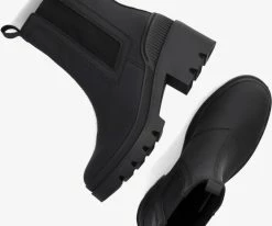 Tommy hilfiger heeled boot bio bottines chelsea en noir -Bottes Femme Soldes 228424 5