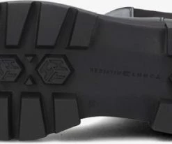 Tommy hilfiger monochromatic chelsea boot bottines chelsea en noir -Bottes Femme Soldes 228425 4