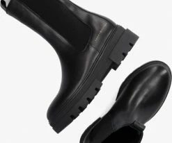 Tommy hilfiger monochromatic chelsea boot bottines chelsea en noir -Bottes Femme Soldes 228425 5