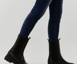 Tommy hilfiger monochromatic chelsea boot bottines chelsea en noir -Bottes Femme Soldes 228425 8