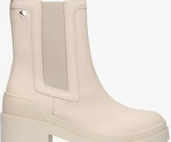 Tommy hilfiger heeled boot bio bottines chelsea en blanc