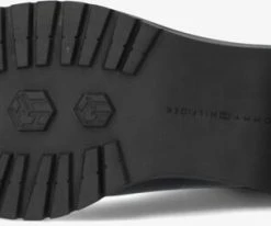 Tommy hilfiger outdoor chelsea mid heel boot bottines chelsea en noir -Bottes Femme Soldes 228449 4