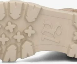 Paul green 9970 bottines à lacets en taupe -Bottes Femme Soldes 228474 4