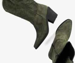 Red-rag 77370 santiags en vert -Bottes Femme Soldes 228628 5