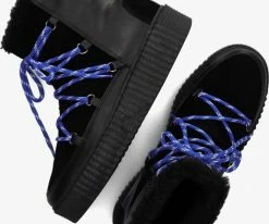 Another label helle bottines à lacets en noir 9 Another label helle bottines à lacets en noir -Bottes Femme Soldes 228694 5