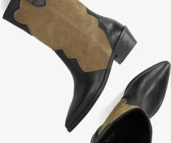 Notre-v 05-264 santiags en noir -Bottes Femme Soldes 229117 5