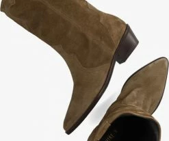 Notre-v 05-264 santiags en taupe -Bottes Femme Soldes 229128 5