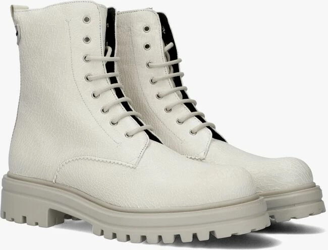 Floris van bommel sfw-50125 bottines à lacets en blanc 2 Floris van bommel sfw-50125 bottines à lacets en blanc – Image 2