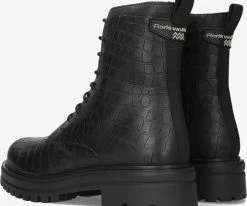 Floris van bommel sfw-50125 bottines à lacets en noir 7 Floris van bommel sfw-50125 bottines à lacets en noir -Bottes Femme Soldes 229612 3