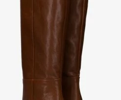 Notre-v 26990 bottes hautes en cognac -Bottes Femme Soldes 229682 3