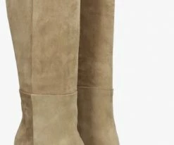 Notre-v 32290 bottes hautes en taupe -Bottes Femme Soldes 229711 1