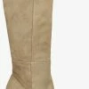Notre-v 32290 bottes hautes en taupe -Bottes Femme Soldes 229711 2