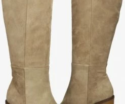 Notre-v 32290 bottes hautes en taupe -Bottes Femme Soldes 229711 5