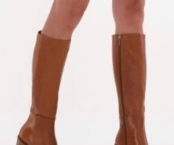 Notre-v 32290 bottes hautes en cognac 11 Notre-v 32290 bottes hautes en cognac -Bottes Femme Soldes 229751 8