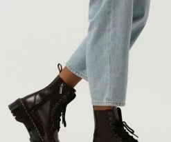 Dr martens jadon bottines à lacets en noir 11 Dr martens jadon bottines à lacets en noir -Bottes Femme Soldes 230097 8