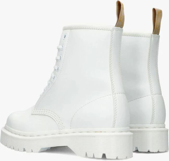 Dr martens vegan 1460 bex mono bottines à lacets en blanc 3 Dr martens vegan 1460 bex mono bottines à lacets en blanc – Image 3
