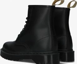 Dr martens vegan 1460 bex mono bottines à lacets en noir -Bottes Femme Soldes 230100 3