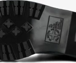 Dr martens vegan 1460 bex mono bottines à lacets en noir -Bottes Femme Soldes 230100 4