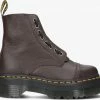 Dr martens sinclair bottines à lacets en rouge -Bottes Femme Soldes 230101 2
