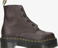Dr martens sinclair bottines à lacets en rouge