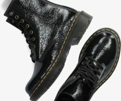 Dr martens 1460 bottines à lacets en noir -Bottes Femme Soldes 230103 5