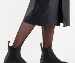 Dr martens audrick bottines chelsea en noir -Bottes Femme Soldes 230105 8