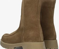 Notre-v 2199 bottillons en taupe 7 Notre-v 2199 bottillons en taupe -Bottes Femme Soldes 230538 3