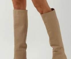 Josh v martha bottes hautes en beige -Bottes Femme Soldes 230578 8