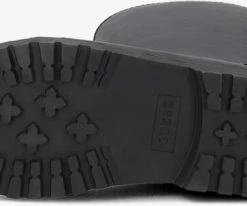 Guess reisa bottes en caoutchouc en noir -Bottes Femme Soldes 230801 4