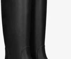 Guess reisa bottes en caoutchouc en noir -Bottes Femme Soldes 230801 6