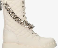 Guess riplei bottines à lacets en blanc