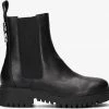 Guess oakess bottines chelsea en noir -Bottes Femme Soldes 230808 2