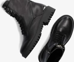 Guess olone bottines à lacets en noir -Bottes Femme Soldes 230829 5