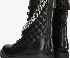 Guess riplei bottines à lacets en noir -Bottes Femme Soldes 230836 3